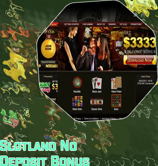 Slotland casino no deposit bonus